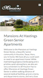 Mobile Screenshot of mansionshastingsgreensenior.com